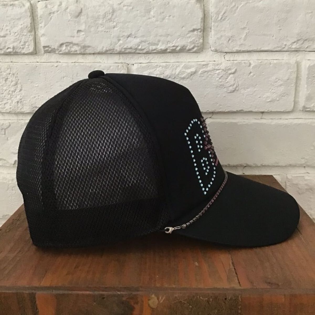 A Bathing Ape Baseball Cap Bape Sta Star Swarovski Trucker Hat Nigo Y9Al