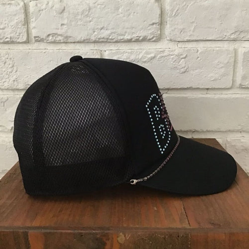 A Bathing Ape Baseball Cap Bape Sta Star Swarovski Trucker Hat Nigo Y9Al