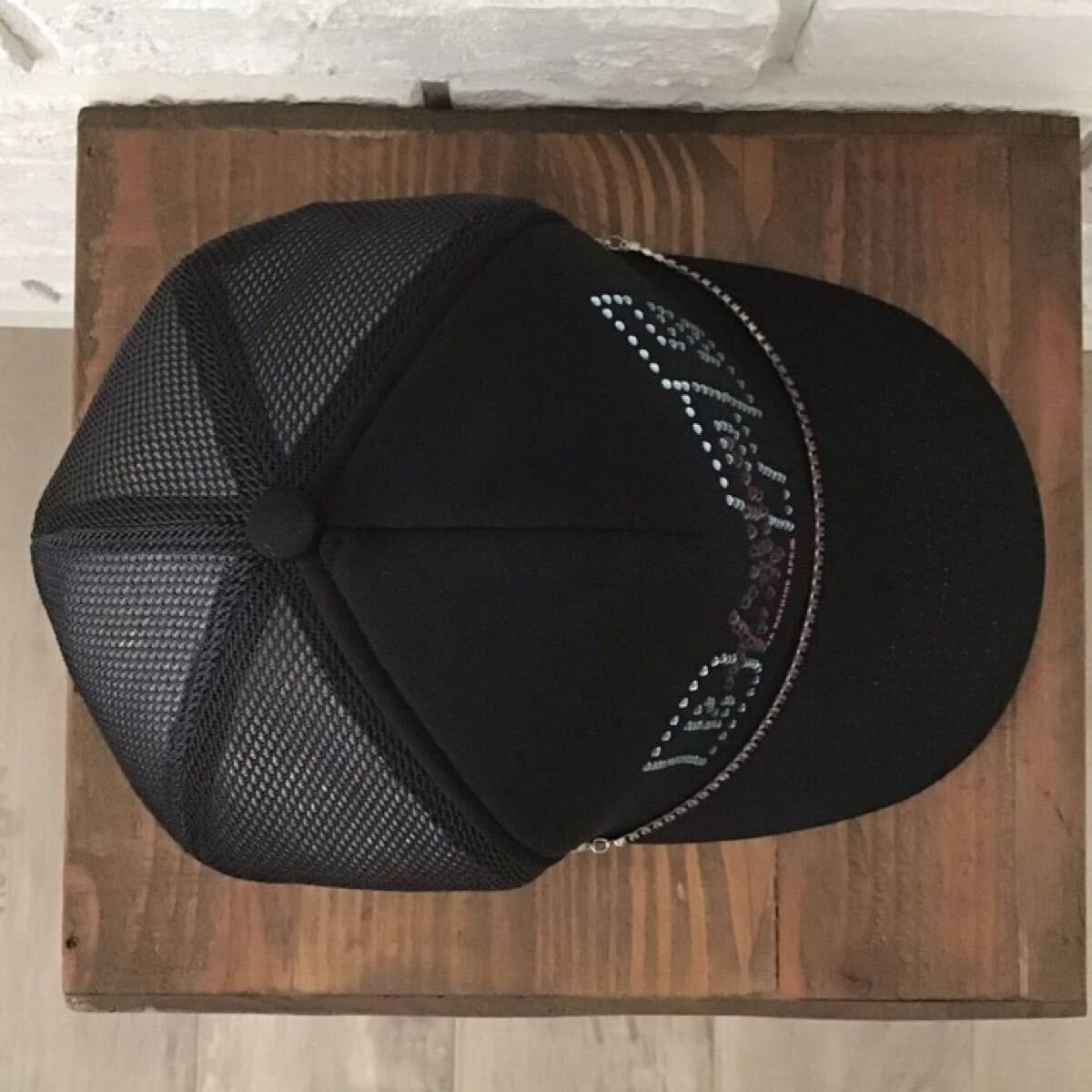 A Bathing Ape Baseball Cap Bape Sta Star Swarovski Trucker Hat Nigo Y9Al
