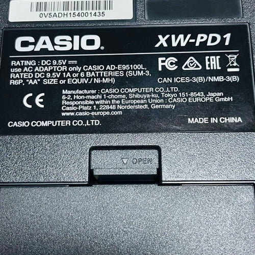 Dj Controllers Casio Trackformer Xw-Pd1