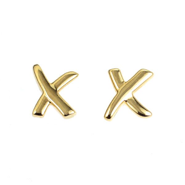Tiffany Earrings (For Both Ears) K18Yg