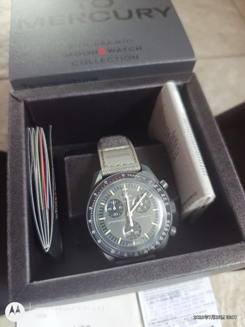 Omega Quartz Watches 26 7 X Swatch Mercury