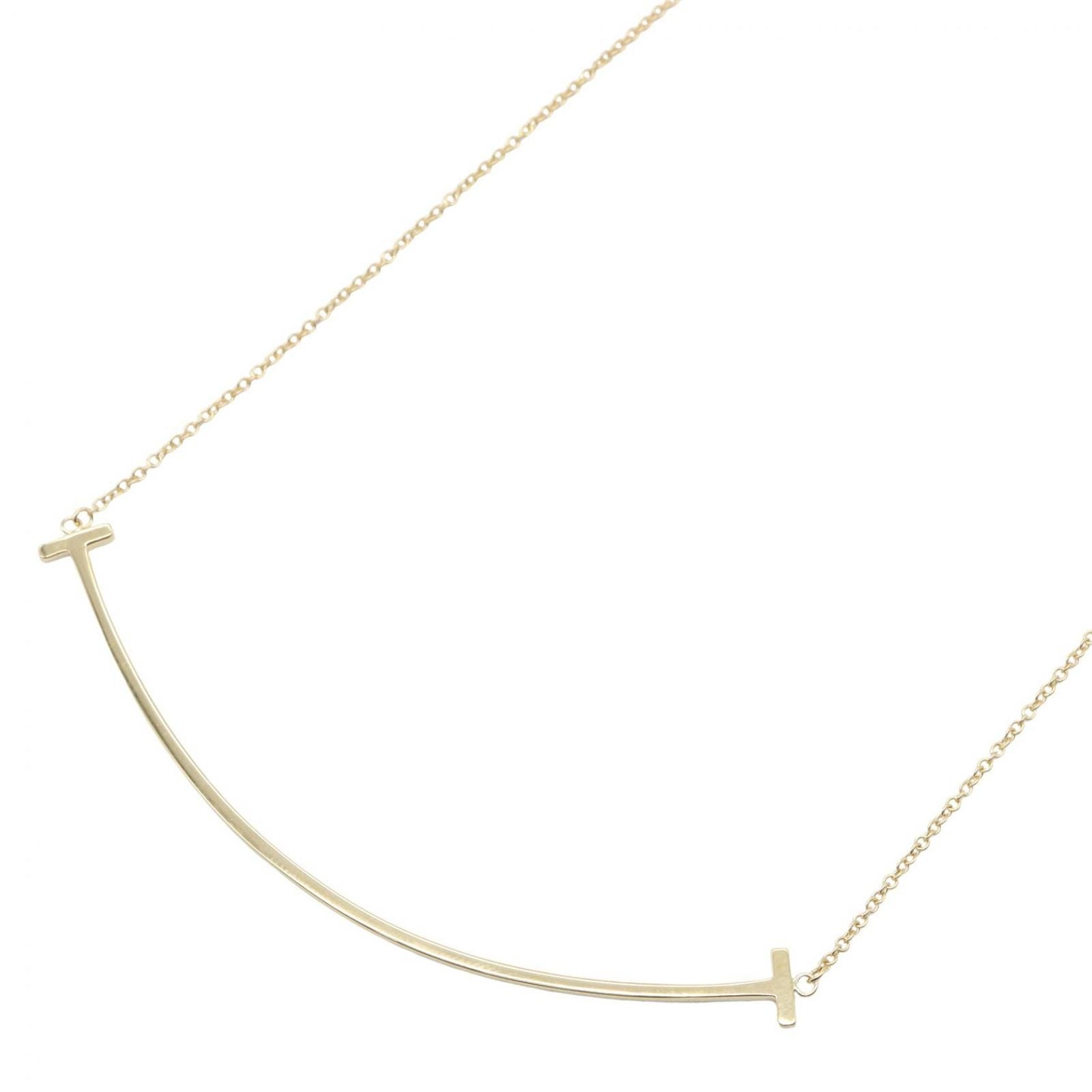 Tiffany Necklace Co T 60011652 40.5/45 K18 Used A