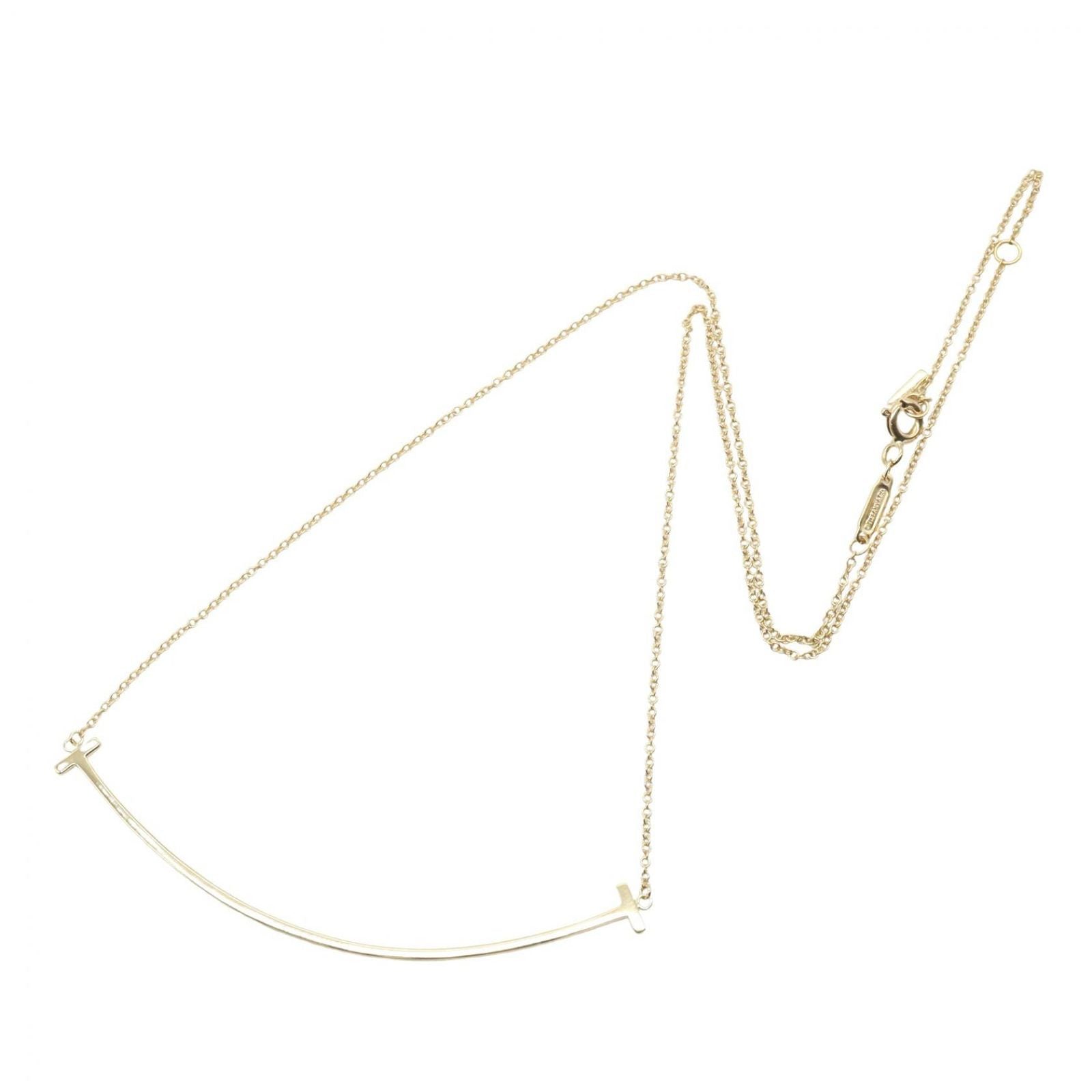 Tiffany Necklace Co T 60011652 40.5/45 K18 Used A