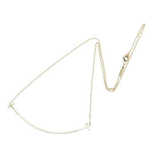 Tiffany Necklace Co T 60011652 40.5/45 K18 Used A