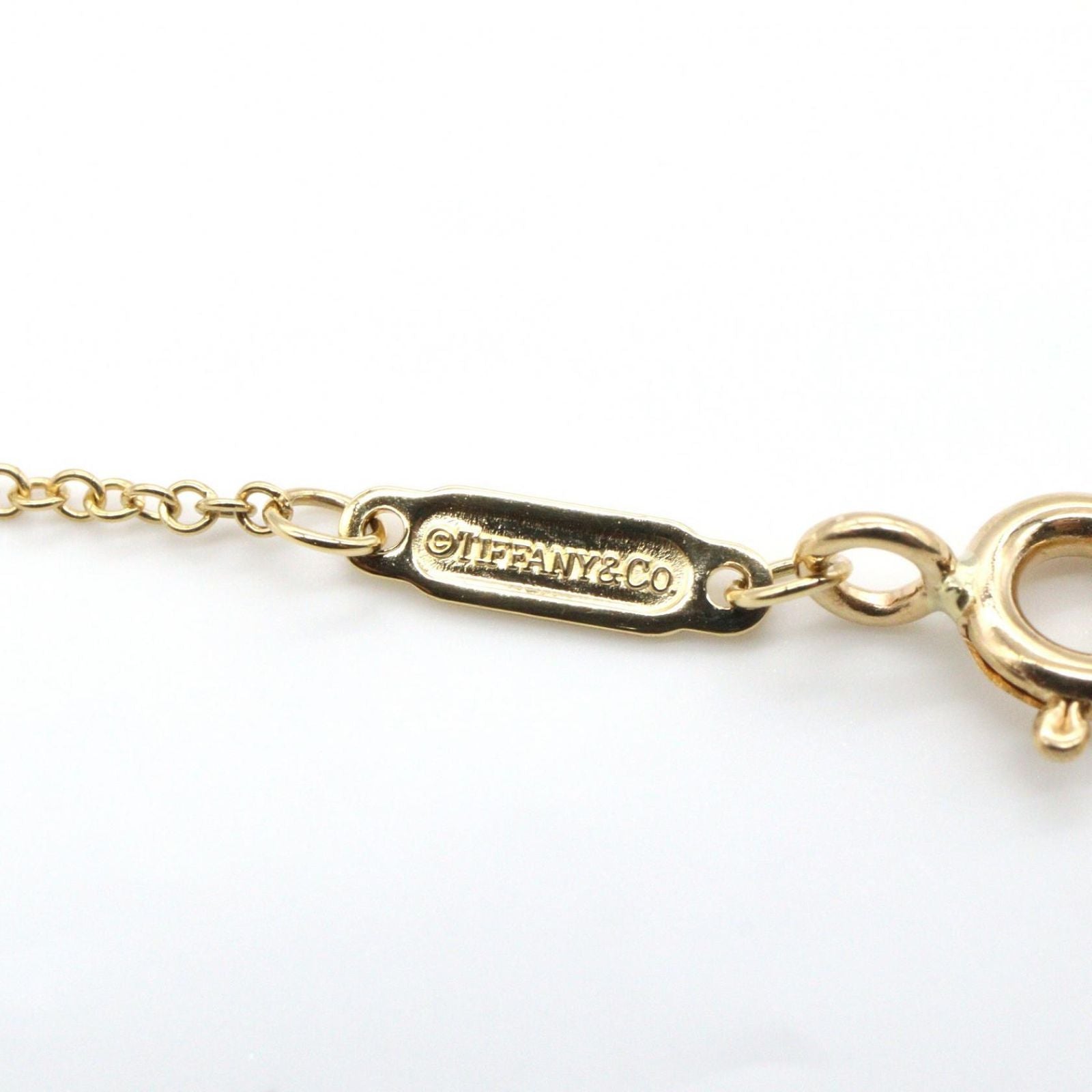 Tiffany Necklace Co T 60011652 40.5/45 K18 Used A
