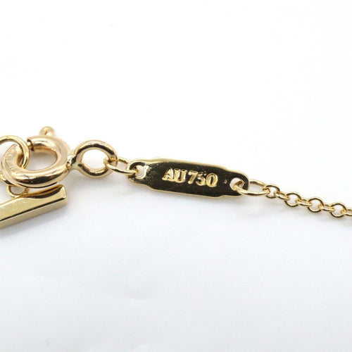 Tiffany Necklace Co T 60011652 40.5/45 K18 Used A