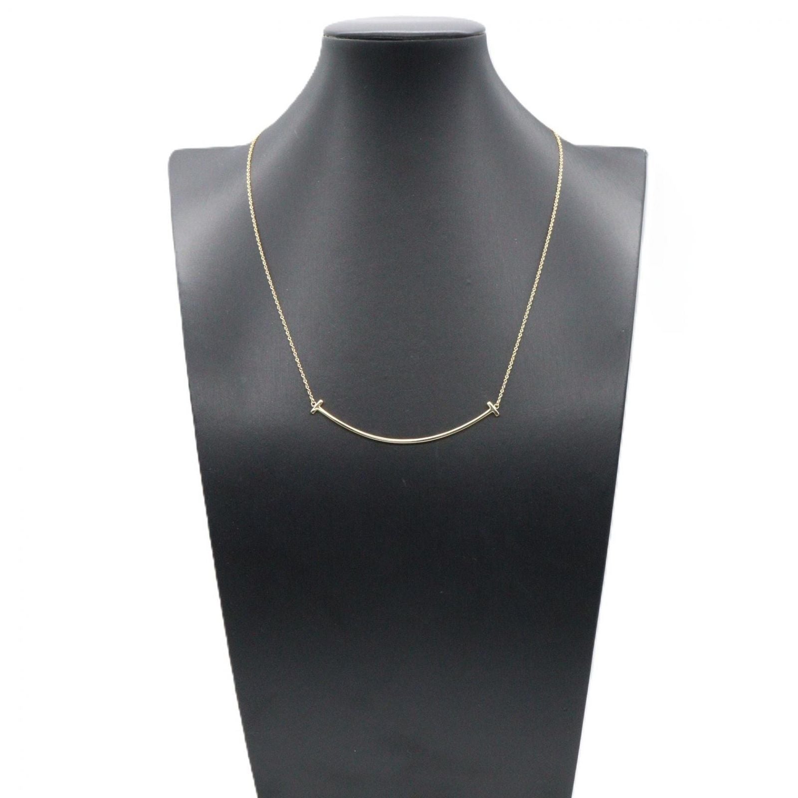 Tiffany Necklace Co T 60011652 40.5/45 K18 Used A