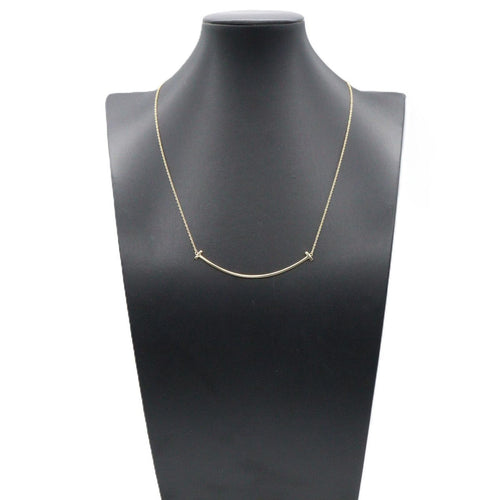 Tiffany Necklace Co T 60011652 40.5/45 K18 Used A