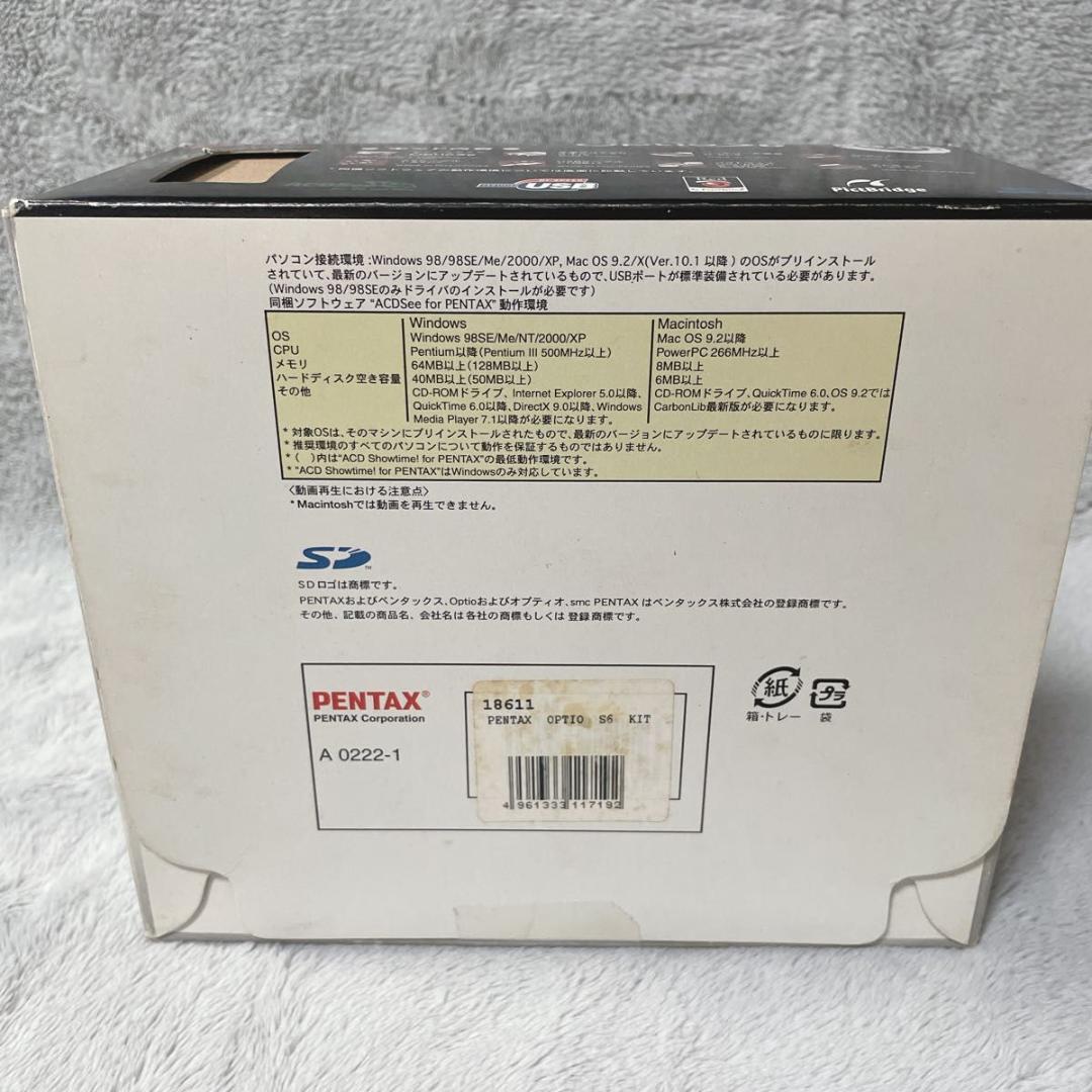 Pentax Compact Digital Camera Optio S6