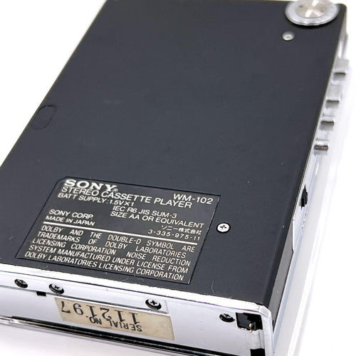 Sony Cassette Player Wm-102