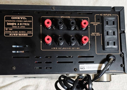 Onkyo Integrated Amplifiers Integra A-817Rxii