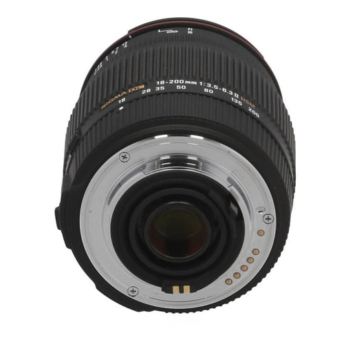 Sigma Video Camera Lens Pentax /18 18-200Mm F3.5-6.3 Ii Dc Hsm B 42