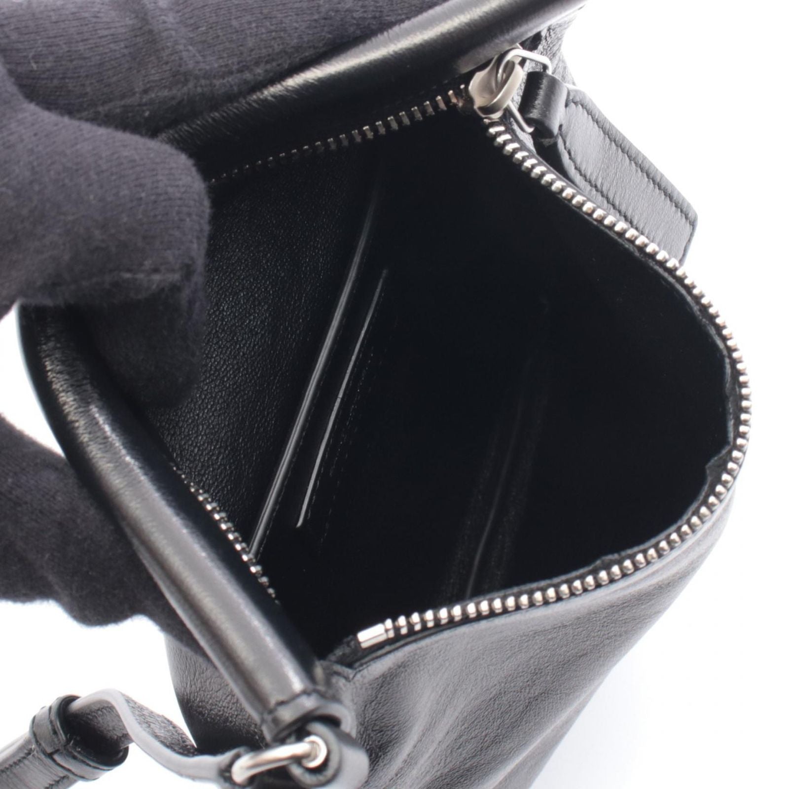 Saint Laurent Paris Shoulder Bag Flat Pouch Sid 581697 1Ge0E 1000 Ne Used A