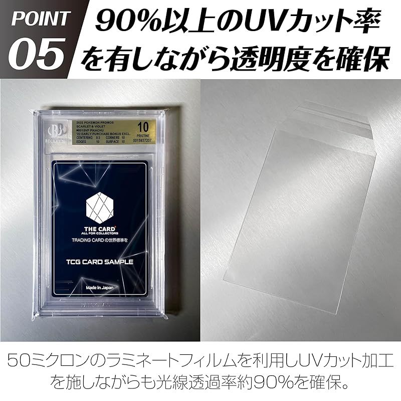 Security Film The Card All For Collectors Bgs Uv 50 Tcg 90% 1