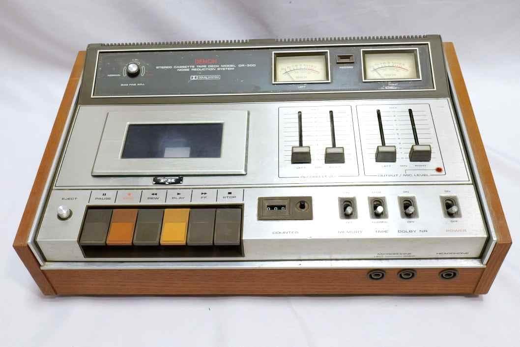 Cd Md Cassette Deck Denon Dr-300