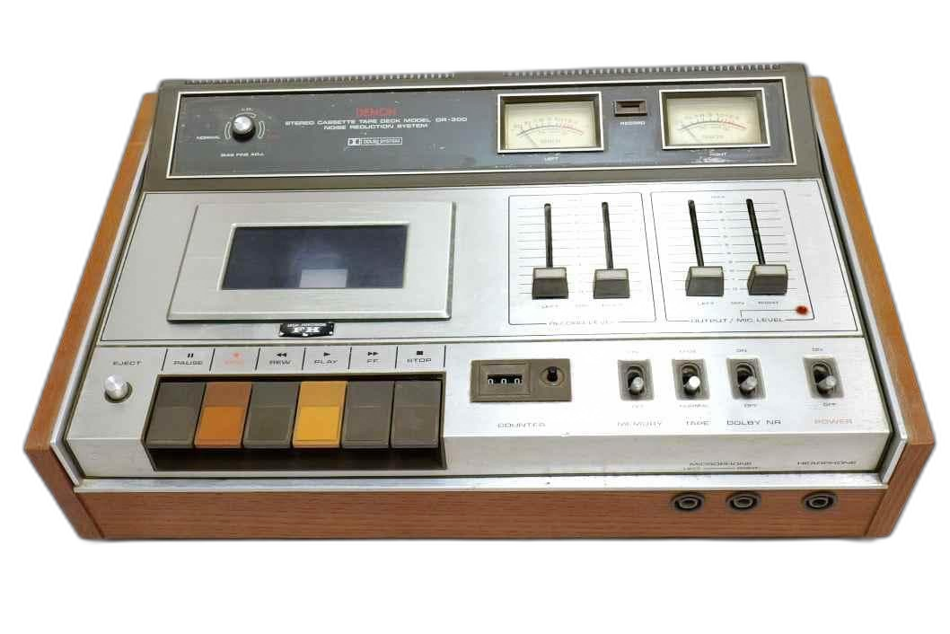 Cd Md Cassette Deck Denon Dr-300
