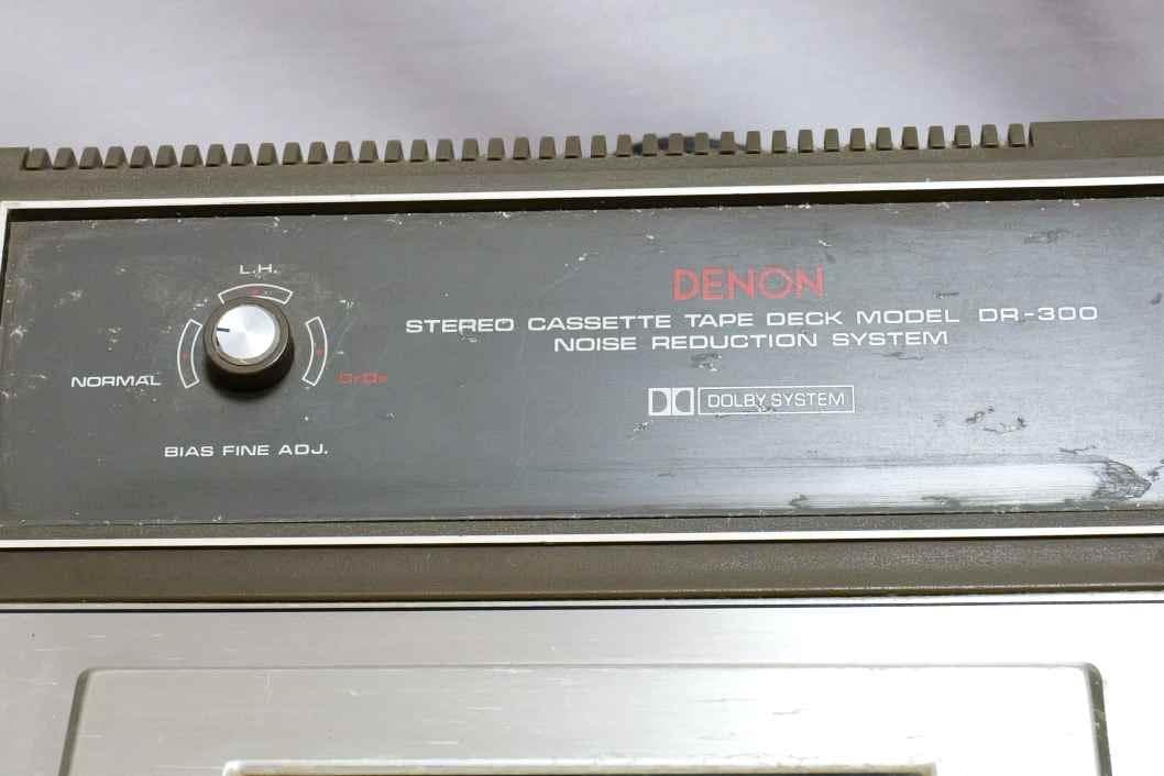 Cd Md Cassette Deck Denon Dr-300