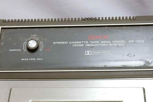 Cd Md Cassette Deck Denon Dr-300