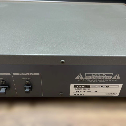 Teac Cd, Md Cassette Decks Md-10