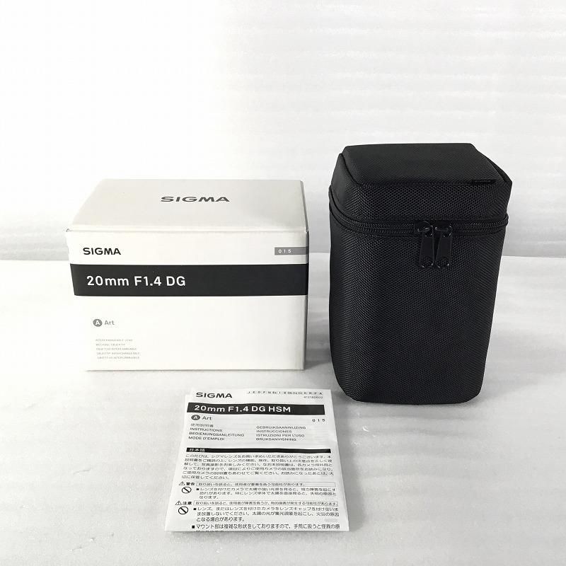 Sigma Lens (Single Focus) 20Mmf1.4Dg[
