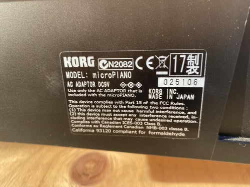 Keyboard Electronic Piano Korg Micropiano 61