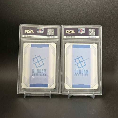 Bandai Others Psa10 2 Gquuuuuux Gd02-038 Lr++ Gfred Gd03-035 Gundam Card