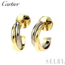 Cartier Earrings (For Both Ears) K18Yg/Wg/Pg