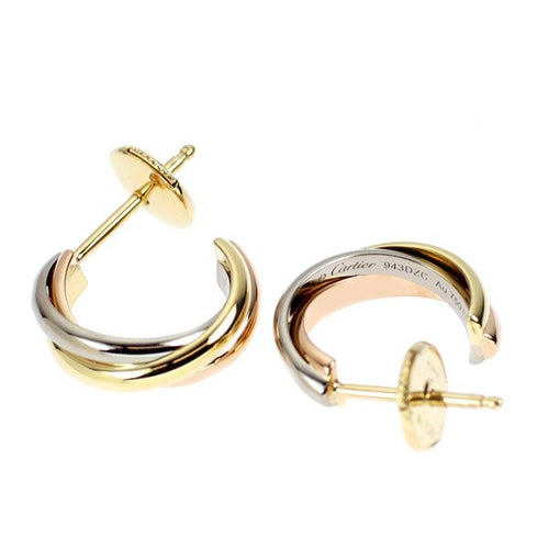 Cartier Earrings (For Both Ears) K18Yg/Wg/Pg