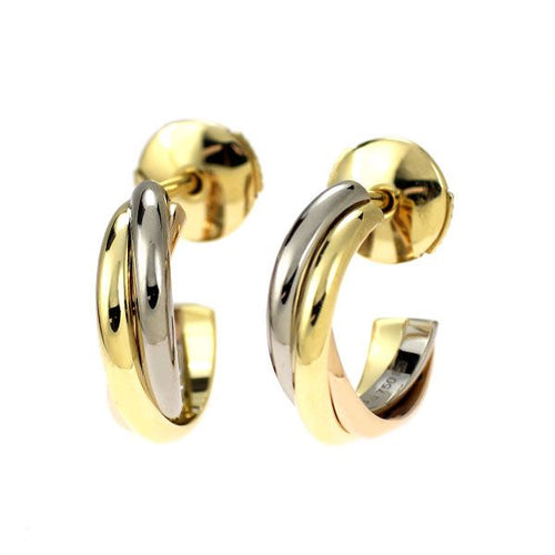 Cartier Earrings (For Both Ears) K18Yg/Wg/Pg