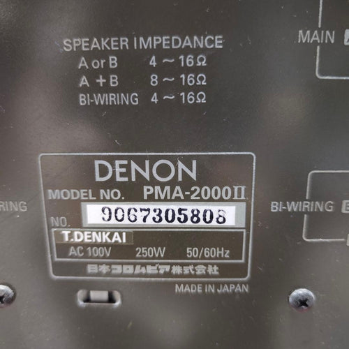 Denon Integrated Amplifiers Pma-2000
