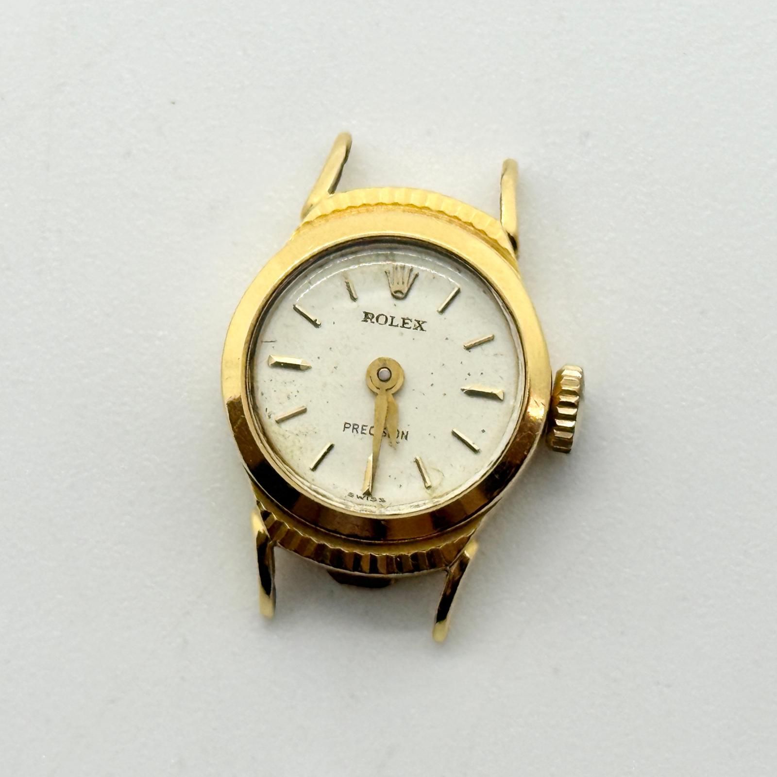 Rolex Hand -Wound Clock 9285 18K 750 Yg 8.8G