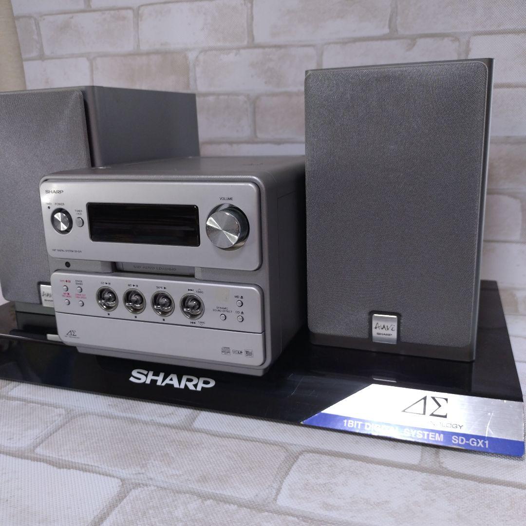Sharp Cd Md Cassette Deck Sd-Gx1