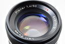 Contax Lens (Single Focus) Carl Zeiss Planar F1.4 Aej #2036