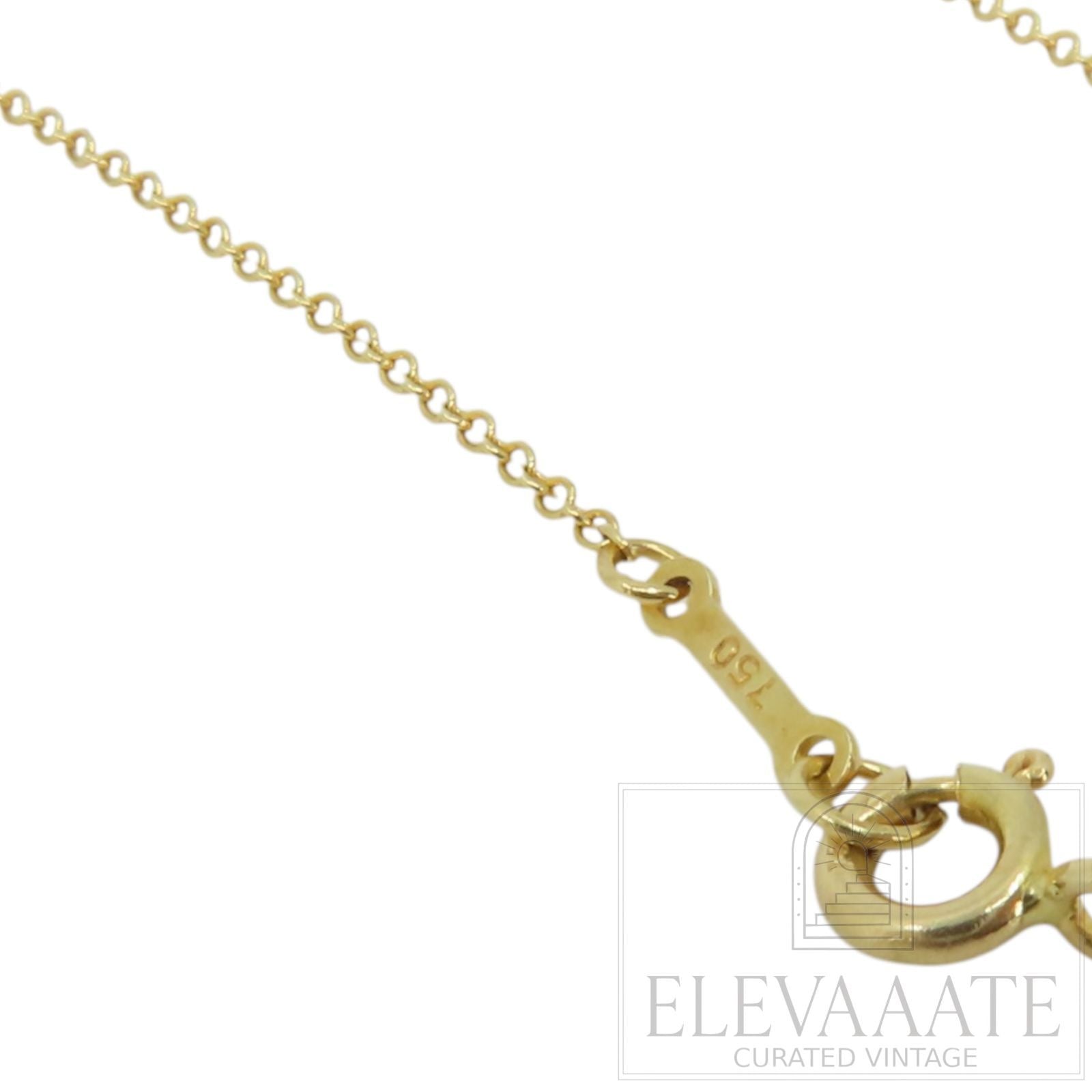 Tiffany Necklace Tiffany&Co. 750 K18 To830