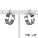 Cartier Earrings (For Both Ears) K18Wg Ss