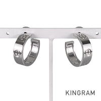 Cartier Earrings (For Both Ears) K18Wg Ss