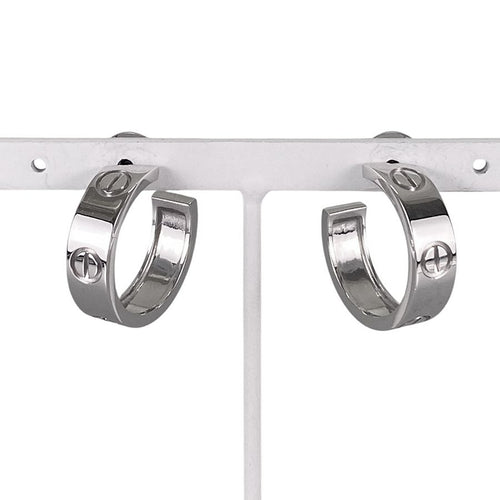 Cartier Earrings (For Both Ears) K18Wg Ss