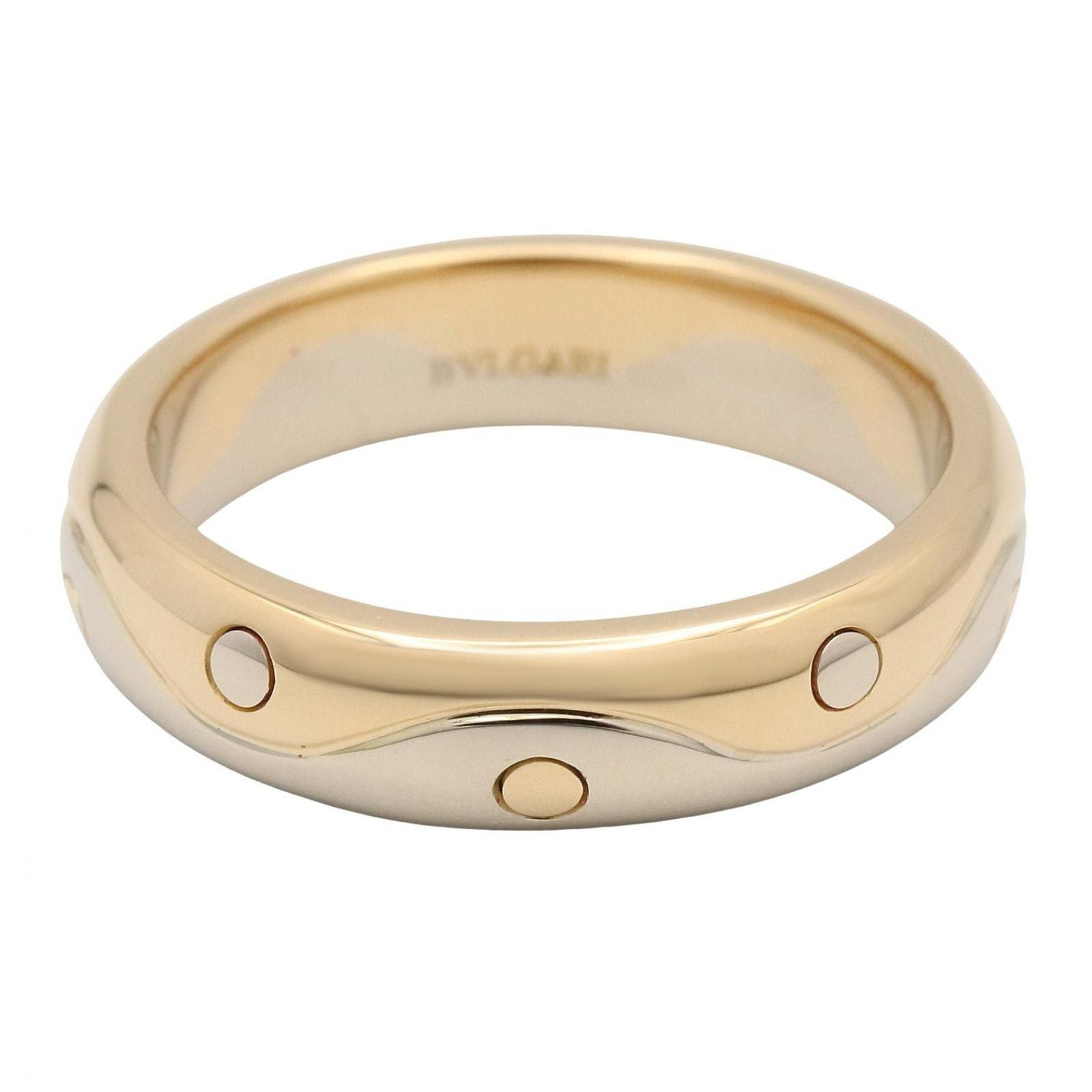 Bvlgari Ring K18 K18Wg Used A