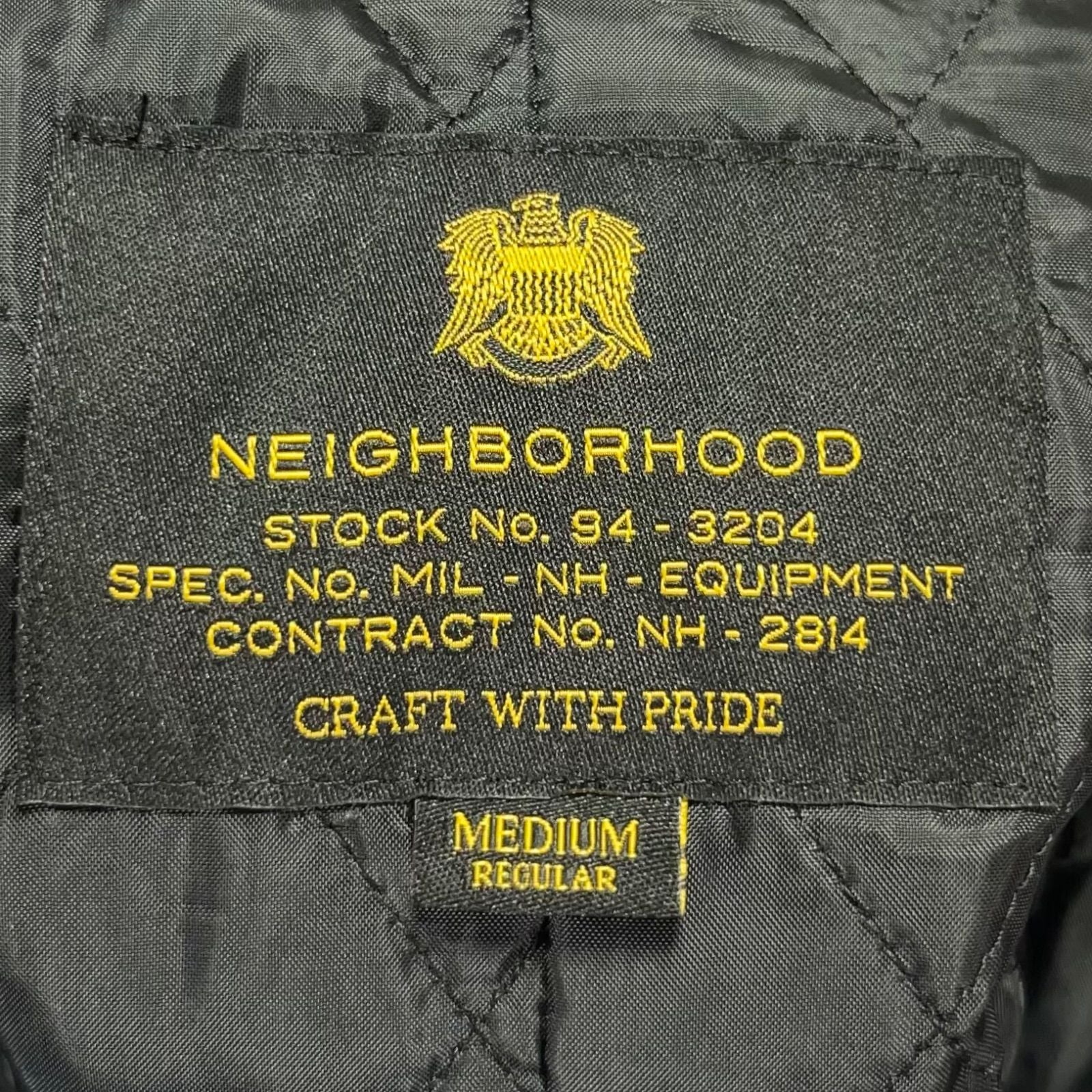 Neighborhood Peacort Wool Coat P/Wn-Coat P M Medium 162Aqnh-Jkm01