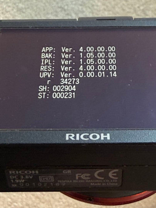 Ricoh Compact Digital Cameras Gr Gf-1