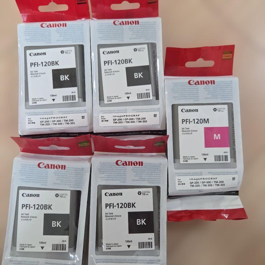 Canon Ink Cartridge/Refilled Pfi-120Bk Pfi-120M 5