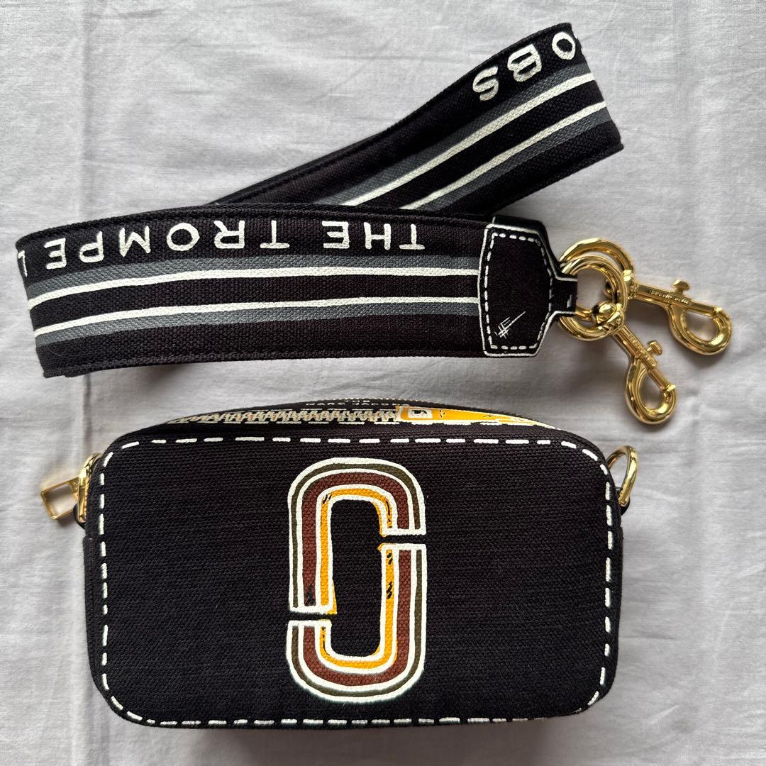 Marc Jacobs Shoulder Bags Snapshot Trompe L'Oeil Black