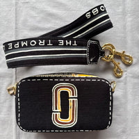 Marc Jacobs Shoulder Bags Snapshot Trompe L'Oeil Black