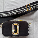 Marc Jacobs Shoulder Bags Snapshot Trompe L'Oeil Black