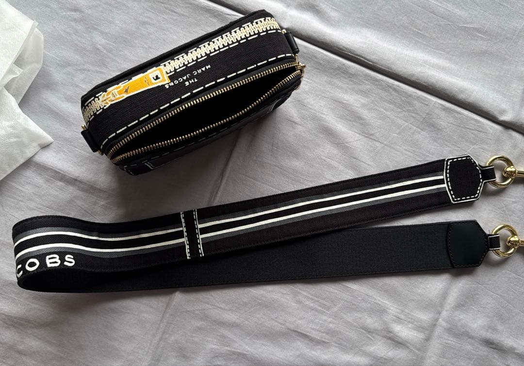 Marc Jacobs Shoulder Bags Snapshot Trompe L'Oeil Black