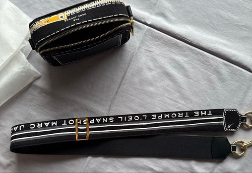 Marc Jacobs Shoulder Bags Snapshot Trompe L'Oeil Black