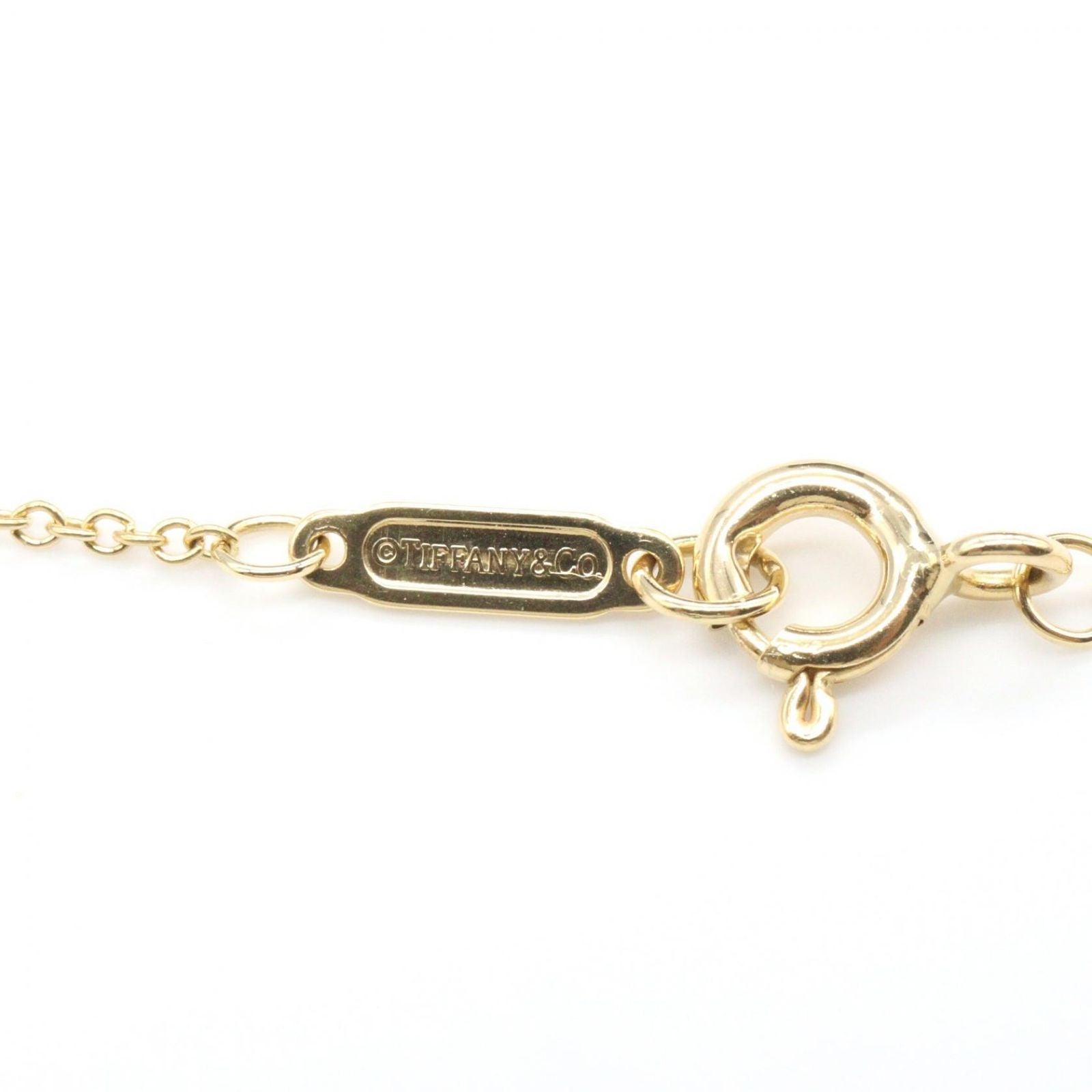 Tiffany Necklace Co Rtt 41 K18 Used A