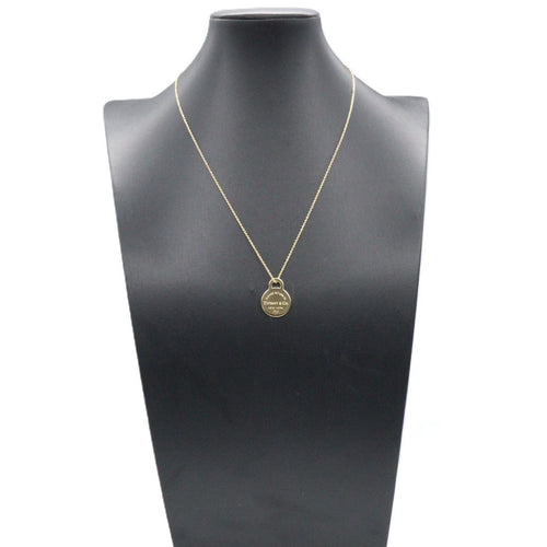 Tiffany Necklace Co Rtt 41 K18 Used A
