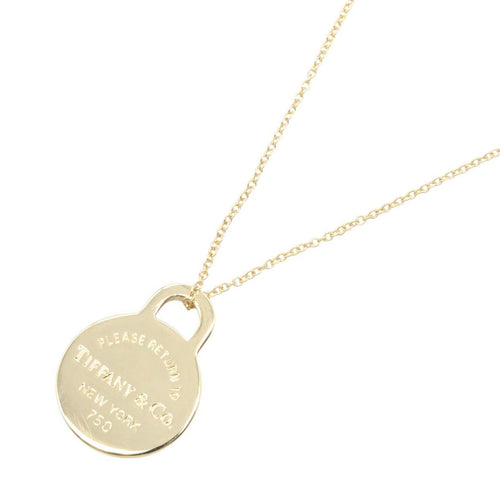 Tiffany Necklace Co Rtt 41 K18 Used A